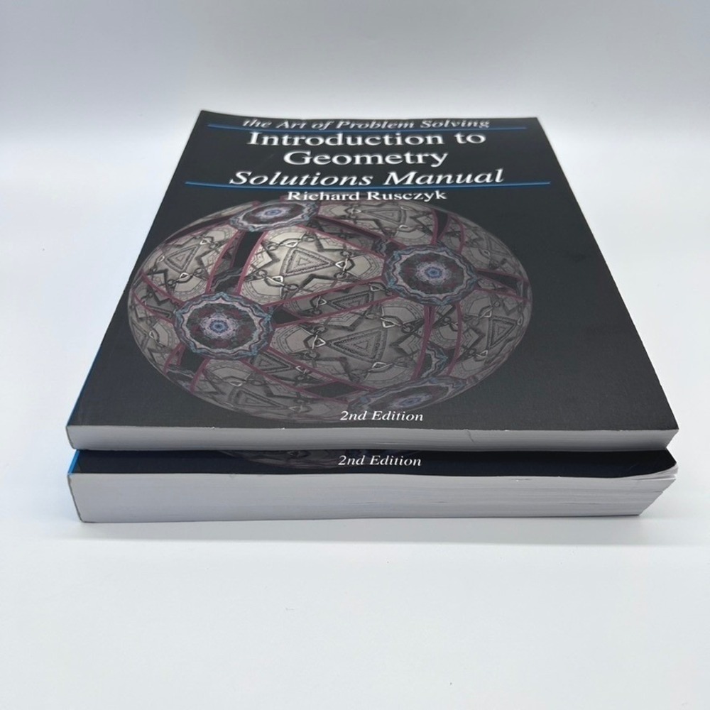 The Art of Problem Solving Introduction Geometry Solutions and Manual Two Books